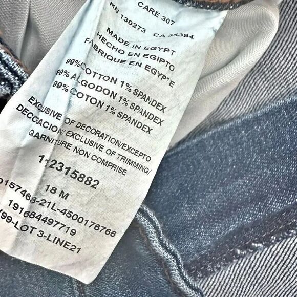 LEE | Denim Jeans Heritage A-line Wide Leg Cropped Raw Hem | Size 18 - Picture 7 of 10